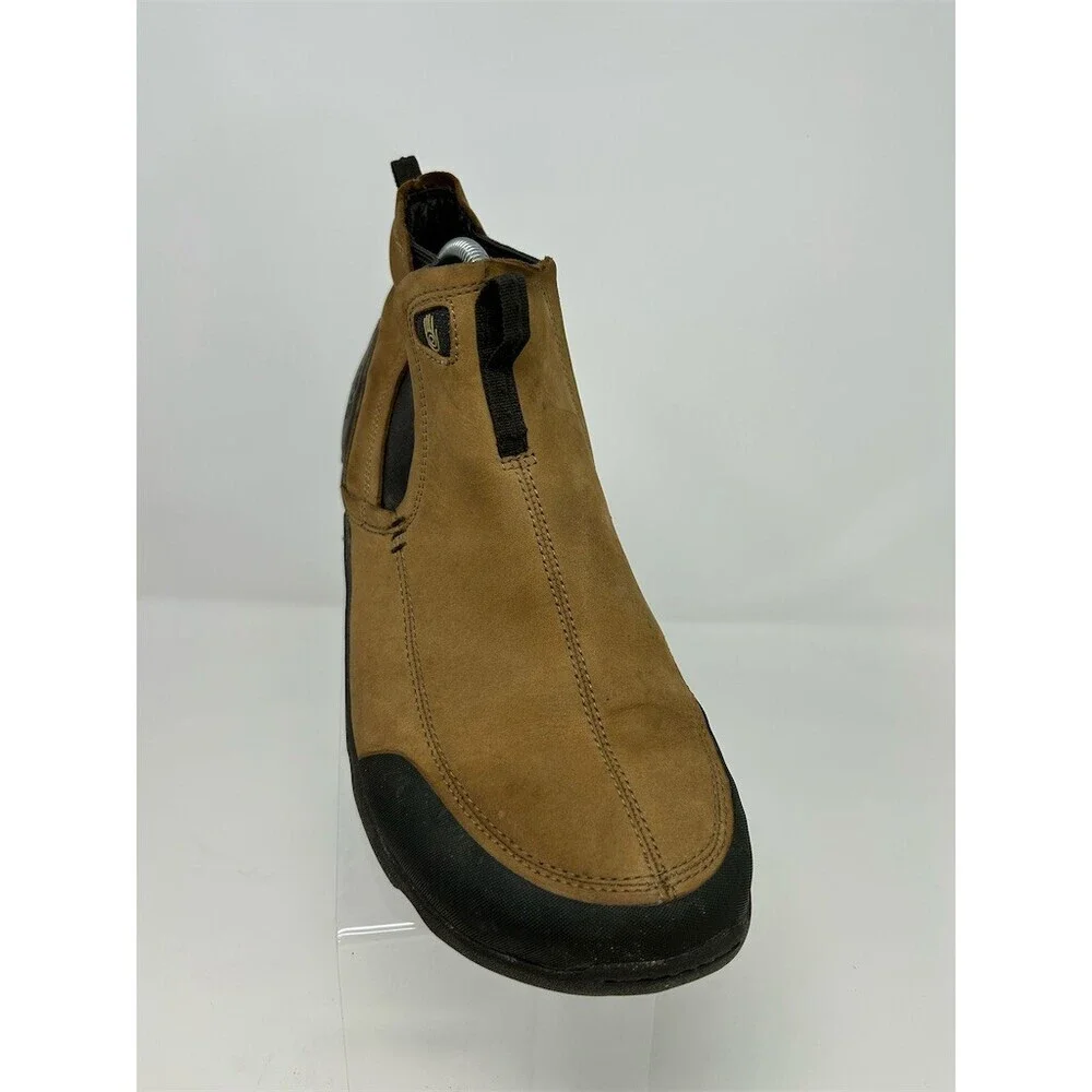 Teva Men's Chelsea Pull-On Boots Brown Waterproof Rugged Sole Outdoor Size 10.5